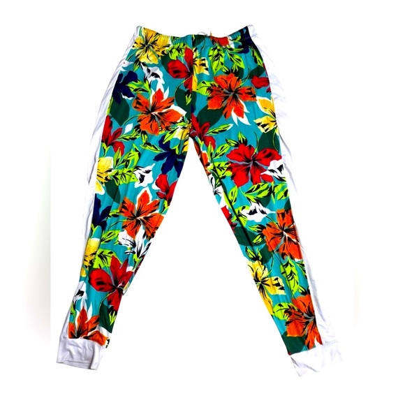 Cuddl Duds Floral Jogger Pants Women’s Size Medium Drawstring Waist Lightweight - Picture 3 of 3